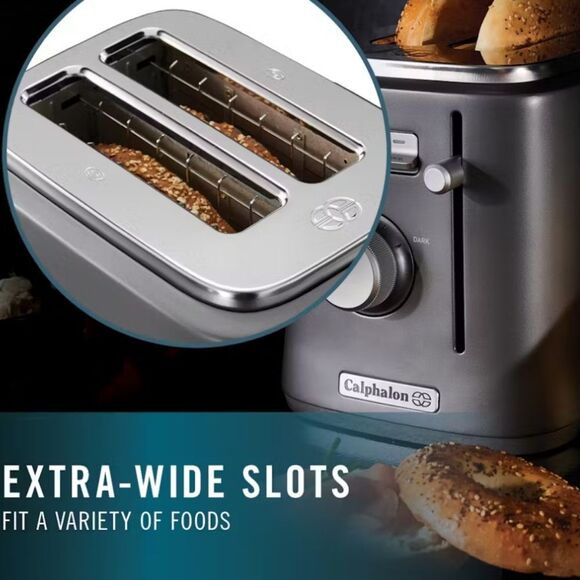 Calphalon Intellicrisp 2-Sluce Toaster - Picture 3 of 9